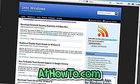 Come ottimizzare Firefox per Touch Screen in Windows 10