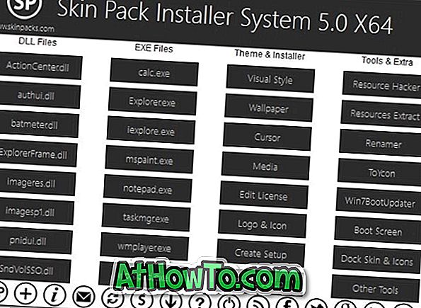 Looge oma Windowsi nahapakett Skin Pack Installer System abil