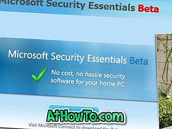 Scarica ora Microsoft Security Essentials (MSE) Beta