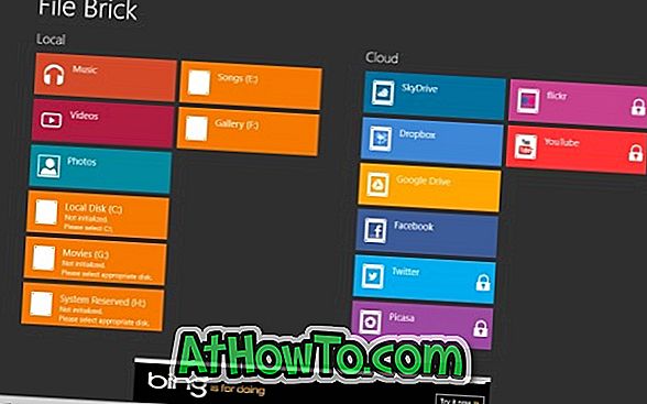 File Brick: Bedste alternativ til Windows 8 File Explorer