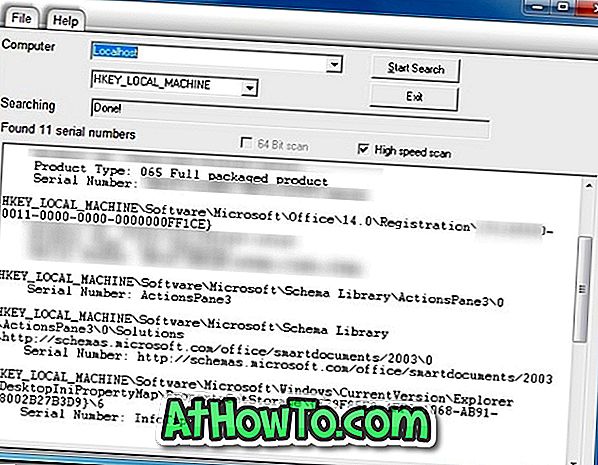 LicenseCrawler susigrąžina produkto raktus iš „Windows“ registro