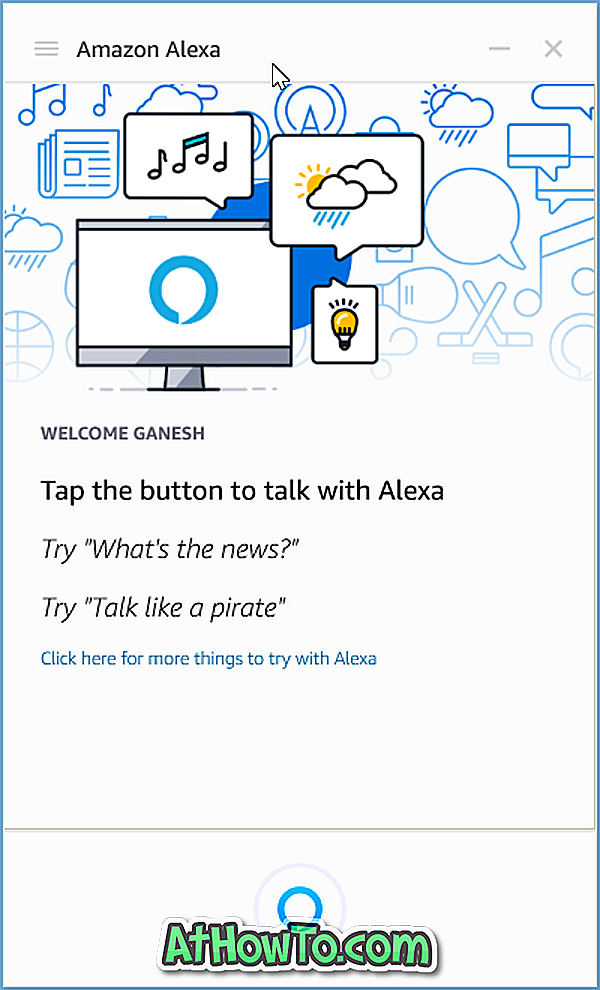 Atsisiųsti „Amazon Alexa“ „Windows 10“ kompiuteriui