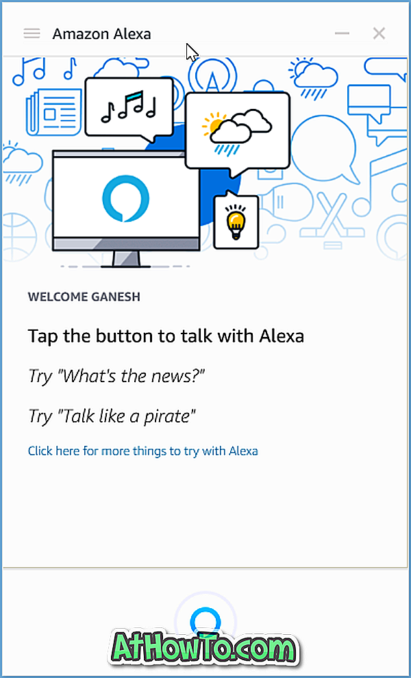 Pobierz Amazon Alexa na Windows 10 PC