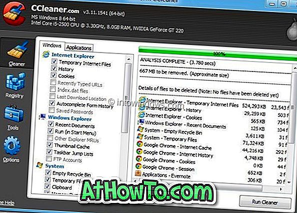 Изтеглете CCleaner за Windows 8