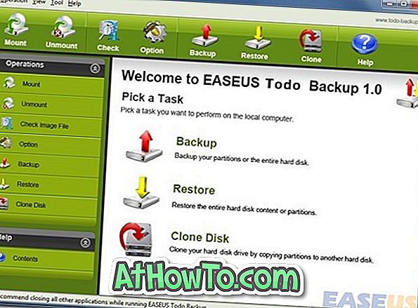 Easeus Todo Backup - вражаюче безкоштовне рішення для резервного копіювання для Windows