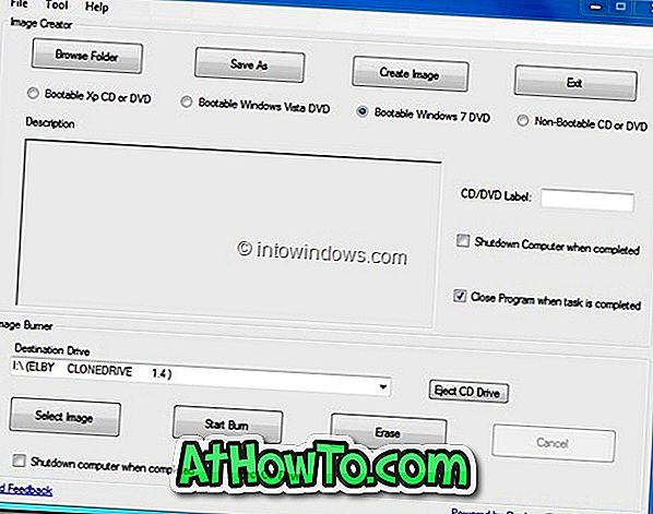 RT Windows ISO Maker: gratis tool om een ​​opstartbare Windows-dvd te maken