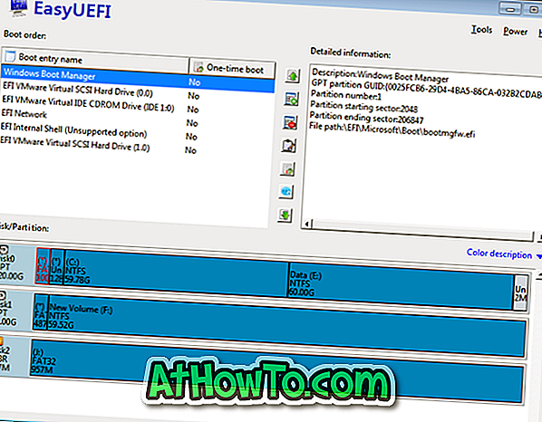 EasyUEFI: UEFI Boot bejegyzések szerkesztése a Windows 8.1-ben
