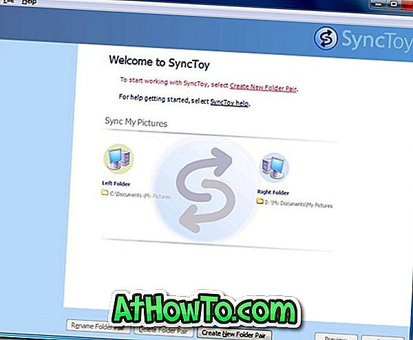 Microsoft SyncToy: Handy Synchronization Tool til Windows