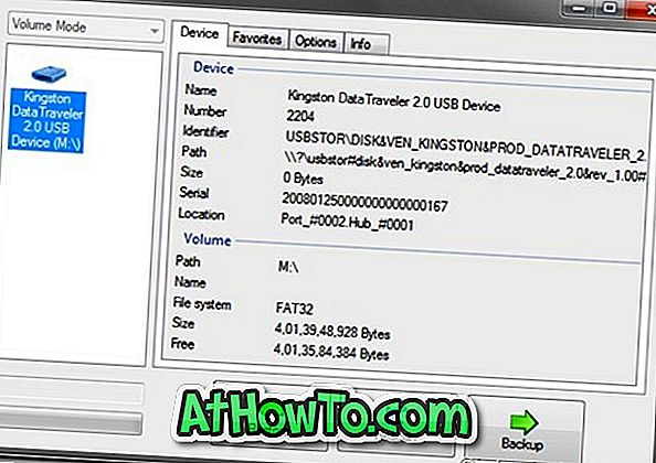 Opret USB Flash Drive Image Backup med USB Image Tool