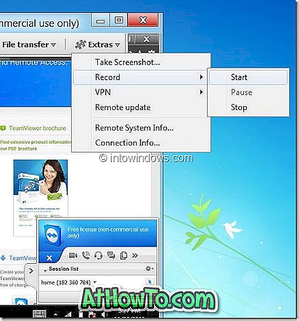 Come registrare TeamViewer Session