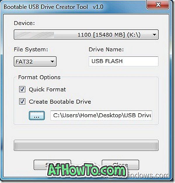 Muat turun Alat Pencipta Drive Bootable USB Untuk Windows