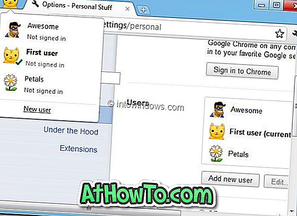 Как да създадете множество профили в браузъра Google Chrome