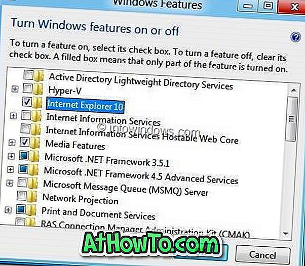 how to uninstall internet explorer for windows 8