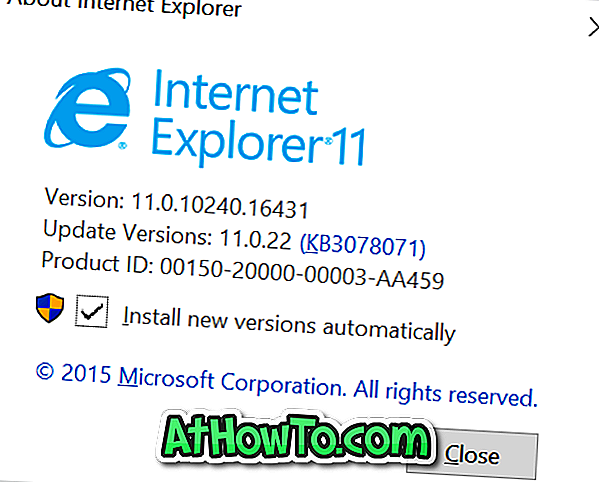 Kā noņemt Internet Explorer 11 no Windows 10