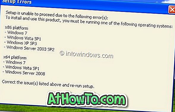 Kaip įdiegti „Office 2010“ „Windows XP“ SP2