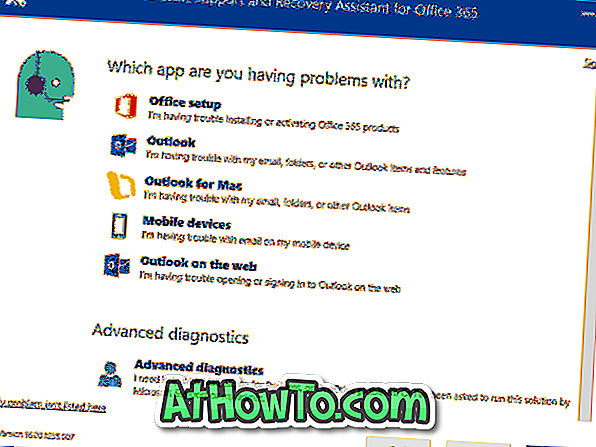 Download Office 365 Fejlfinding Tool fra Microsoft