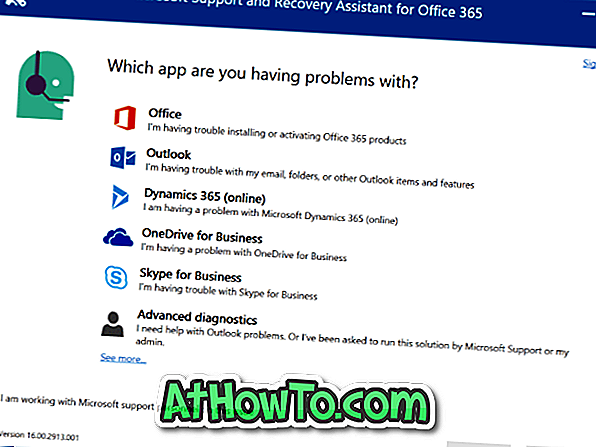 Narzędzie do rozwiązywania problemów z aktywacją usługi Microsoft Office 365/2019/2016