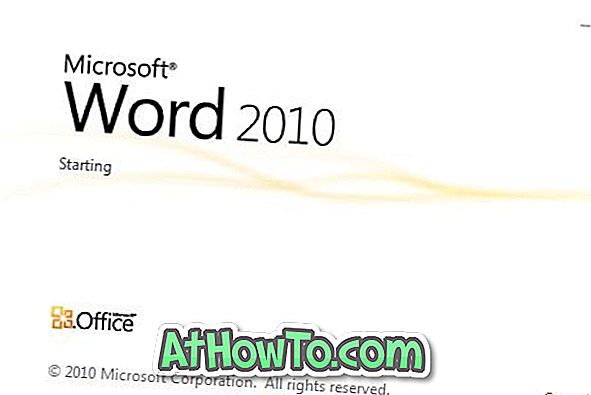 Jak zakázat úvodní obrazovku aplikace Office 2010
