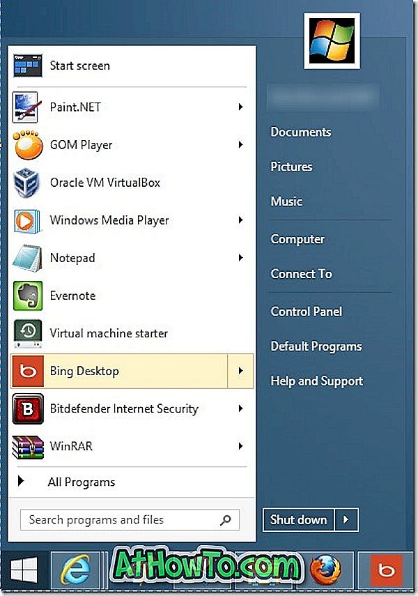 StartIsBack +: Pokaži programsku traku na Windows 8.1 Početni zaslon i promijeni gumb za pokretanje