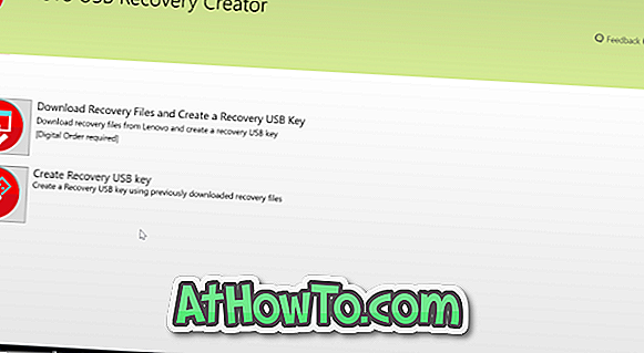 create recovery image windows 10 on usb
