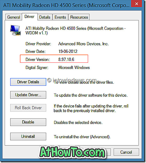 Как да проверите версията на драйвера в Windows 10/7
