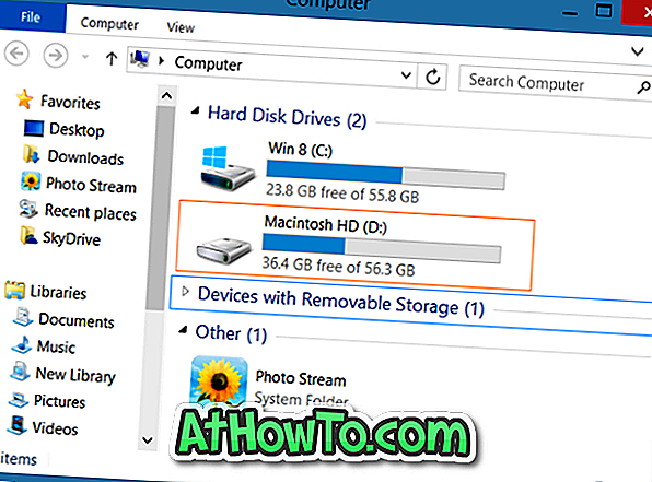 Kaip paslėpti „Macintosh HD“ „Windows“