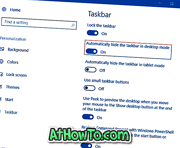 Cara Menyembunyikan Atau Sepenuhnya Menyembunyikan Taskbar Windows 10