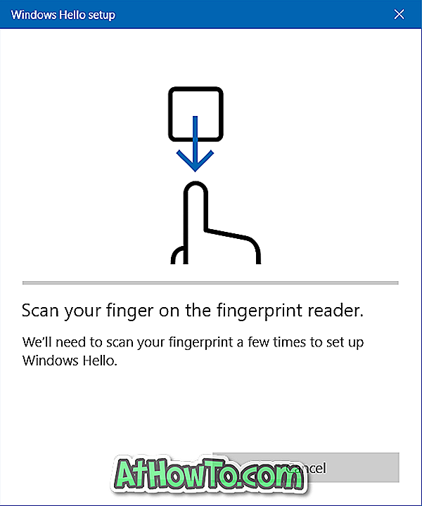 Kā lietot pirkstu nospiedumu, lai pierakstītos sistēmā Windows 10