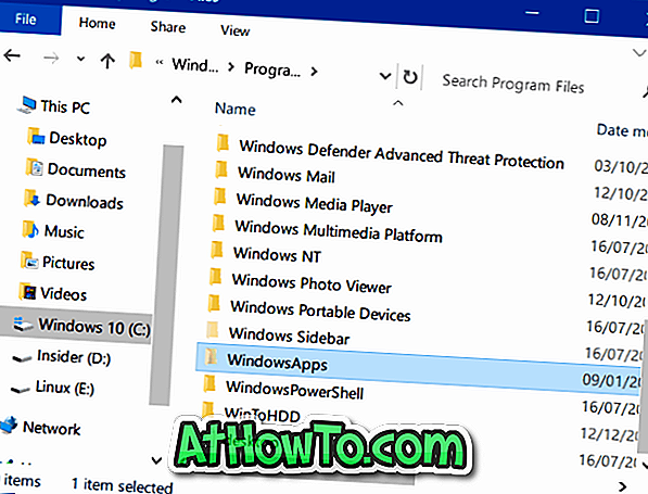 So greifen Sie auf den WindowsApps-Ordner in Windows 10 zu