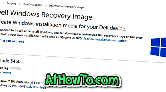 قم بتنزيل Dell ISO 10 Recovery Image ISO - ويندوز 10