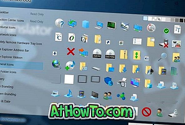 Verander Windows 10-pictogrammen met CustomizerGod