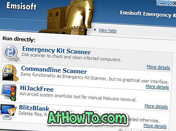 EMSI Soft Emergency Kit Безплатен - полезен комплект за спасяване за Windows 10
