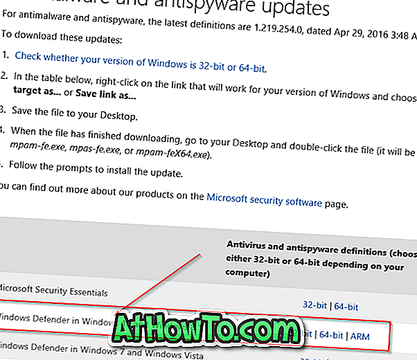 Como Actualizar Manualmente Windows Defender En Windows 10 Ventanas 10