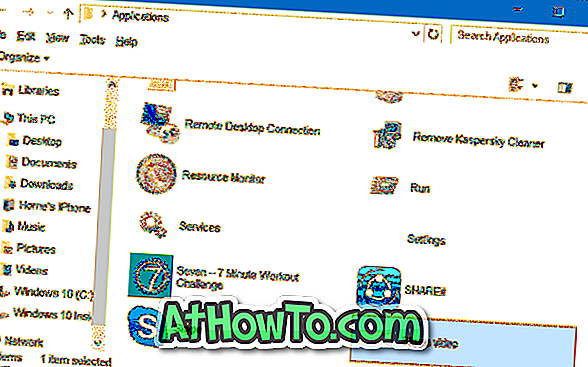 Afficher toutes les applications et tous les programmes installés dans Windows 10
