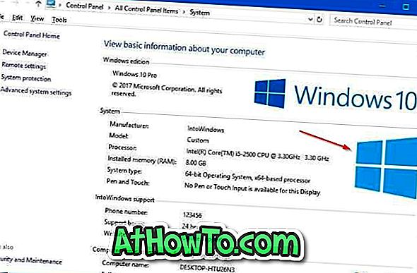 So ändern Sie das OEM-Logo und die Informationen in Windows 10