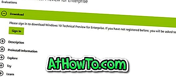 Windows 10 Build 9879 ISOイメージをダウンロードする