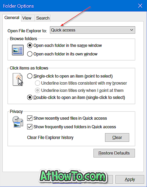 Как да Pin Quick достъп до лентата на задачите в Windows 10