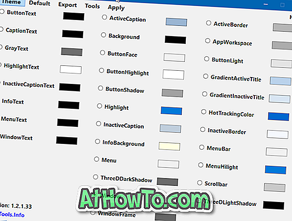 क्लासिक रंग पैनल: विंडोज 10 में फ़ॉन्ट और अन्य मदों का रंग बदलें