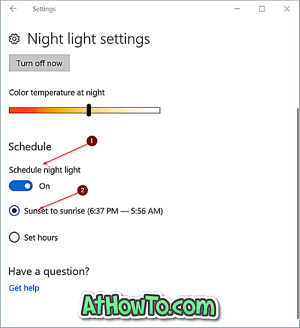 Как автоматически включать и выключать ночной свет в Windows 10