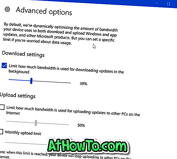 Comment limiter l'utilisation de la bande passante de Windows Update dans Windows 10