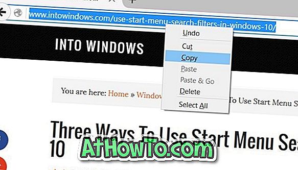 Cómo crear acceso directo al sitio web en el escritorio en Windows 10