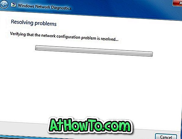Beheben von Problemen mit der Internetverbindung in Windows 7