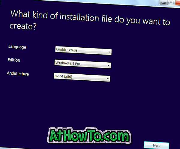 Можете да стартирате инструмента за създаване на Windows за инсталация на Windows на Windows 7