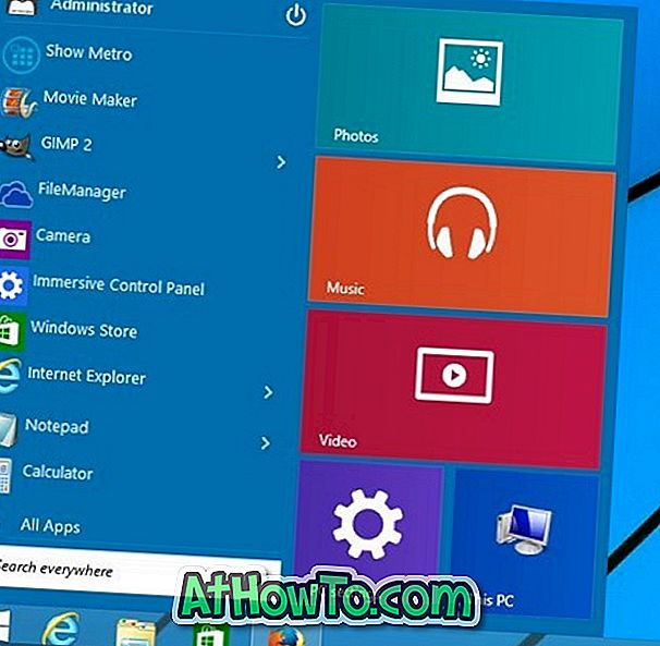 Come ottenere il menu di avvio di Windows 10 in Windows 7 / 8.1 Right Now