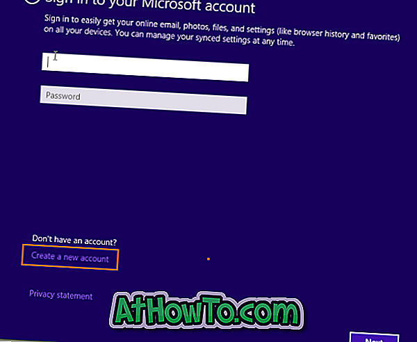 Как да инсталирате Windows 8.1 без акаунт на Microsoft