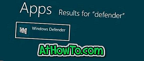 Mappa vagy meghajtó szkennelése a Windows Defender használatával Windows 8 rendszerben