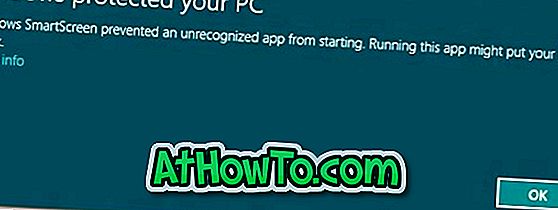 Windows SmartScreen verhindert, dass eine nicht erkannte App ausgeführt wird.  Das Ausführen dieser App kann Ihren PC gefährden