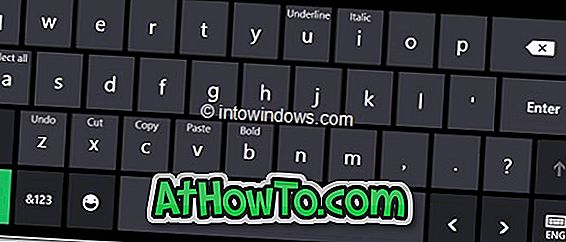 Sådan ændrer du tastaturbetjening i Windows 8