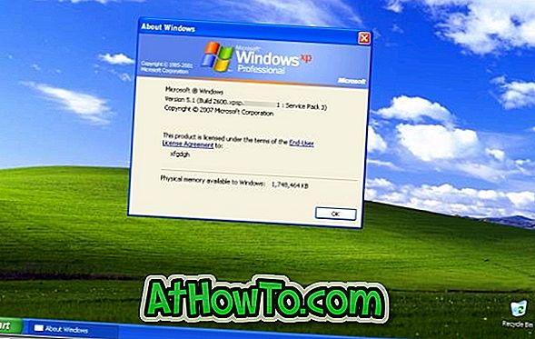 Kako nadgraditi operacijski sistem Windows XP na Windows 8.1 z ohranjanjem osebnih datotek