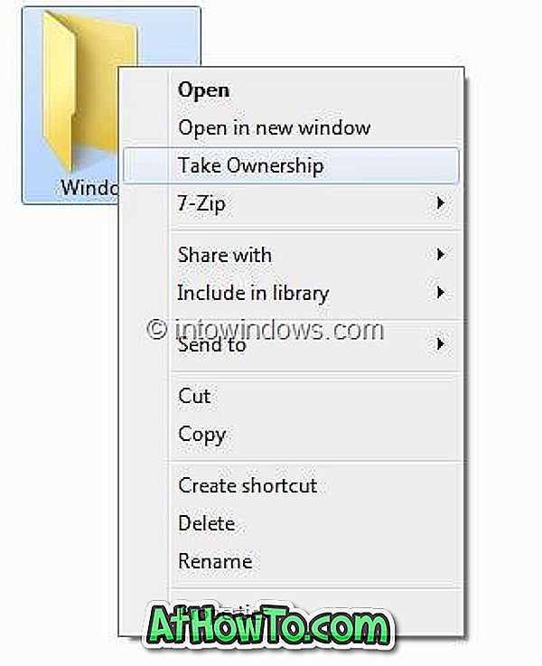 Vezmite vlastníctvo súborov a priečinkov v systéme Windows 8.1